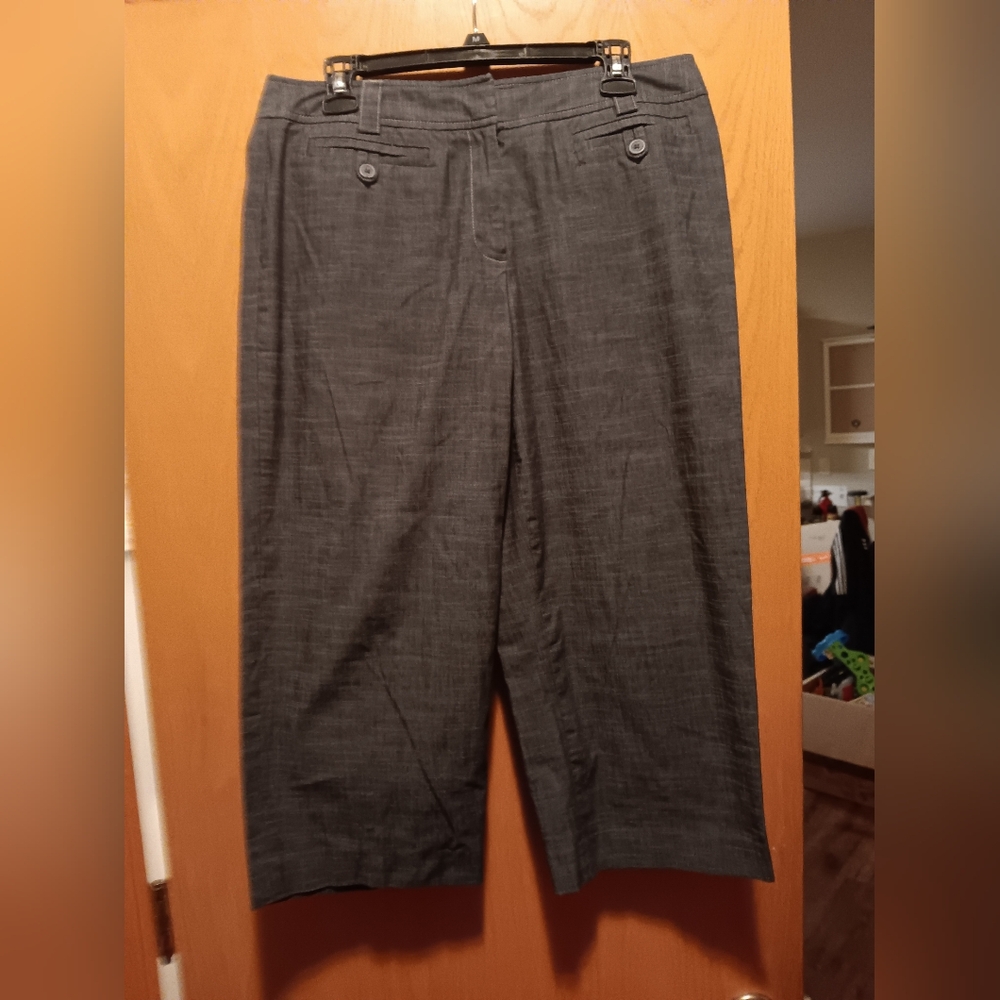 Womens Size 12. Apt. 9 Maxwell Blue Capri.        Pants